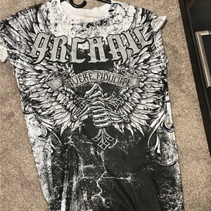 Archaic Black and White Short Sleeve Tee